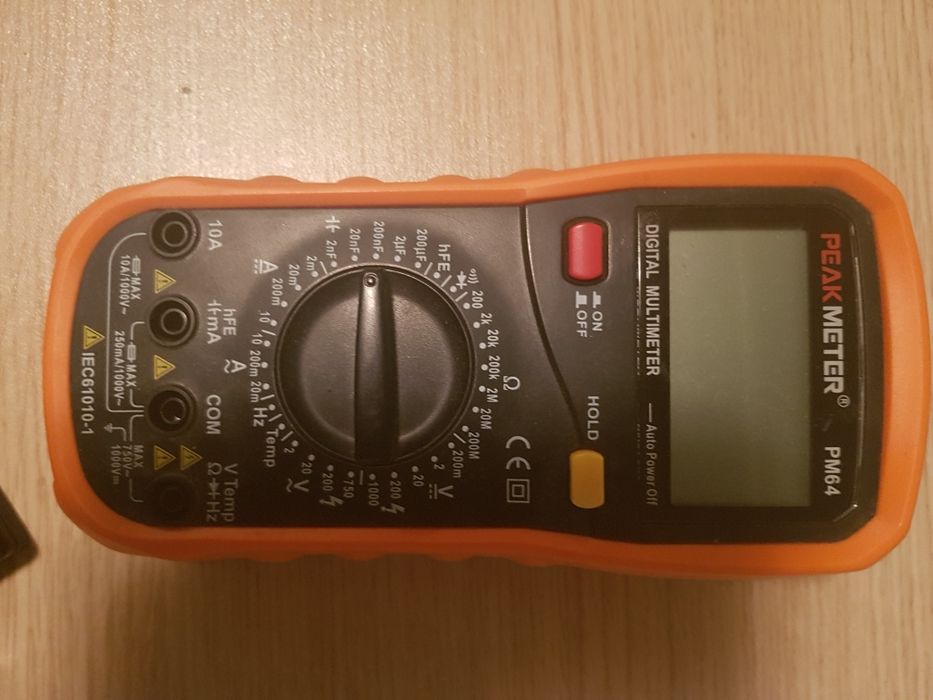 Peakmeter PM64 термосонда HFE на транзистори