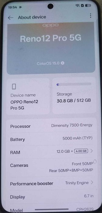 OPPO Reno 12 Pro 5G 12GB 512GB