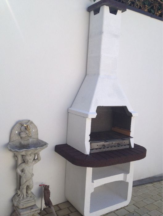 Vand gratar curte gradina barbeque din material refractar