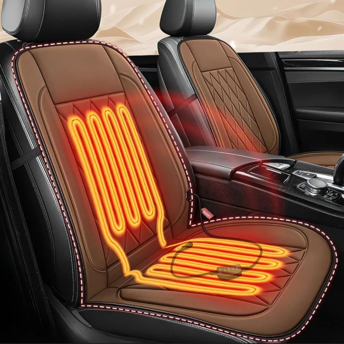 Чехлы с подогревом сидения и спины для автомобиля