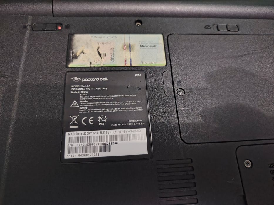 Laptop Packard Bell