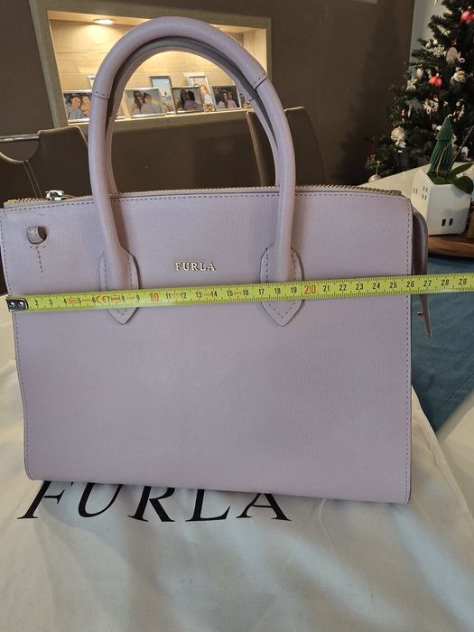Чанта furla-  цвят розово