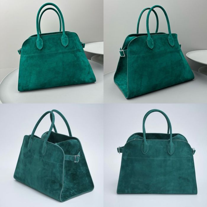 Сумка тоут изумрудно-зеленого цвета