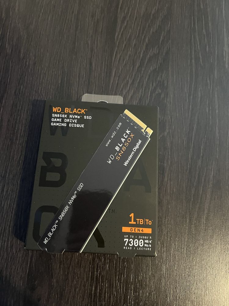 WD Black SN850X 1Tb nvme