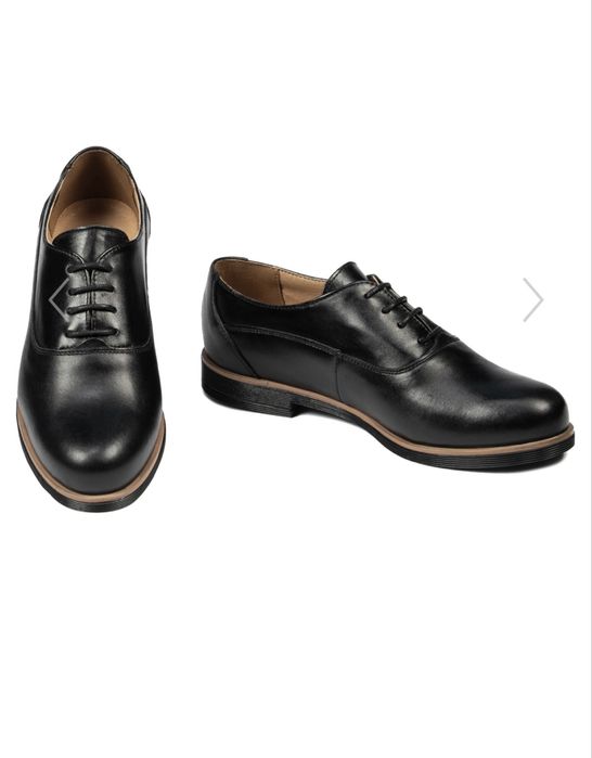 Pantofi casual cu siret din piele naturala 36