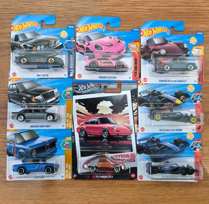Hot wheels BMW, Mercedes, Formula 1, Porsche