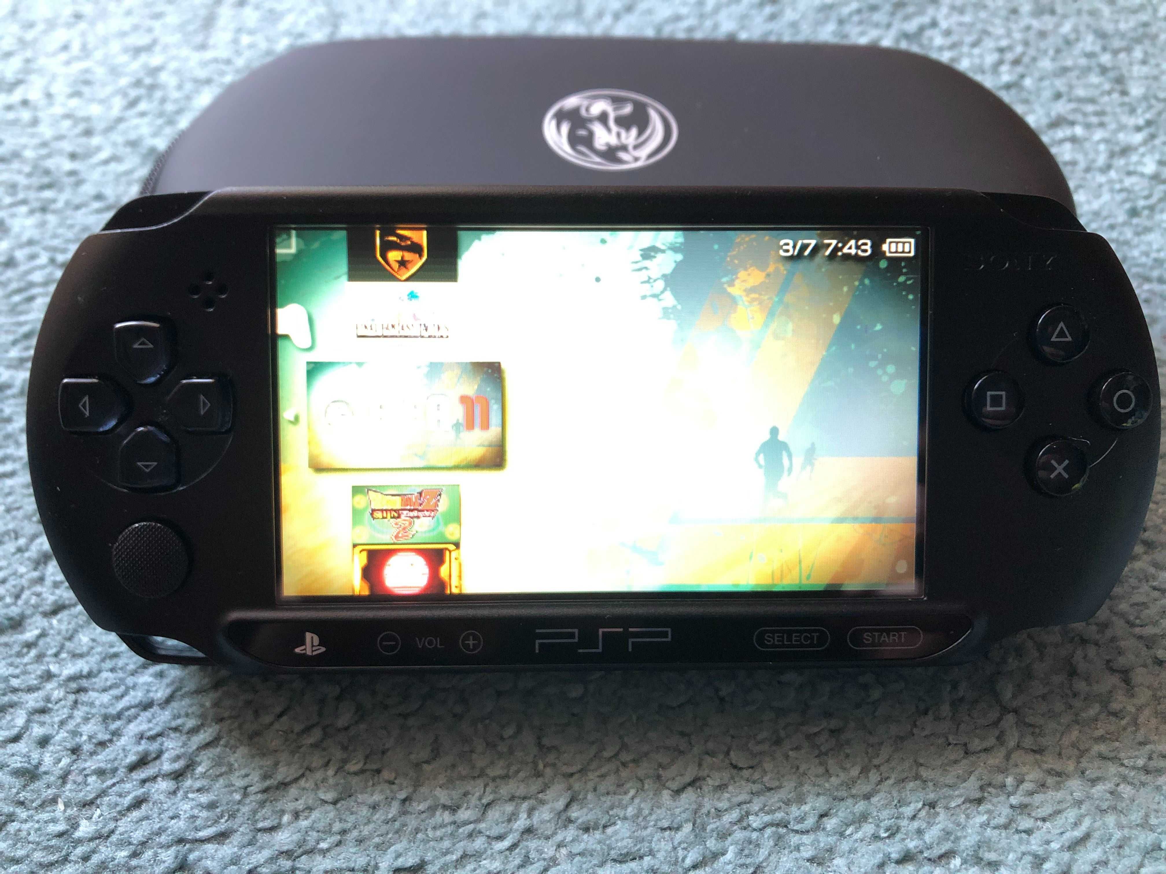 PlayStation PSP E1004 60jocuri Modat 64Gb bat 3ore