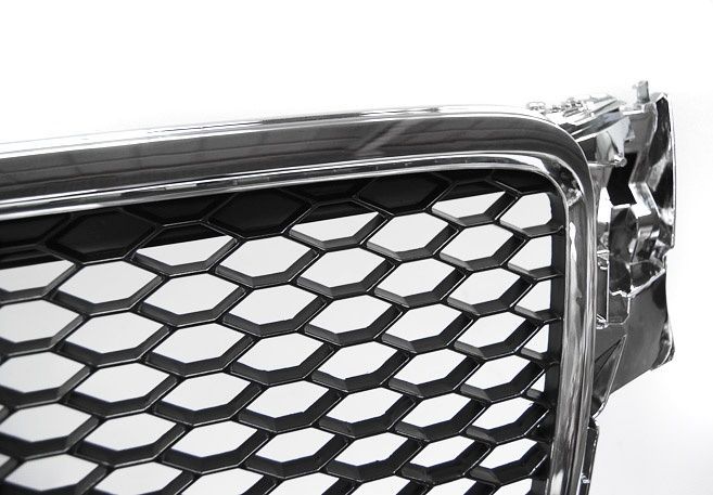 Grila RS look AUDI A4 B8 2008-2011 - finisaj negru crom