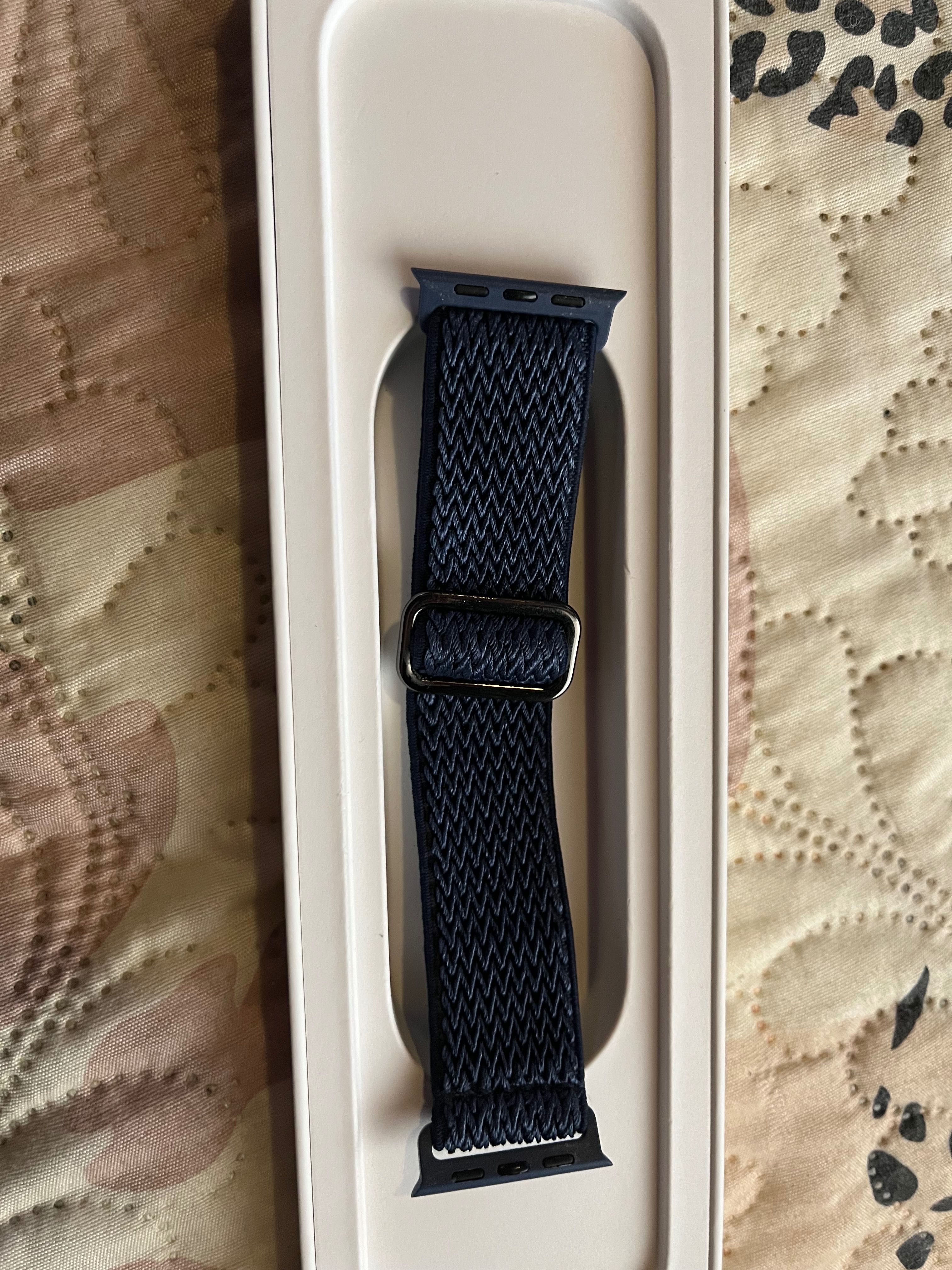 Apple Wacht Series 6 40mm Blue Alu Deep Navy Sp Band GPS