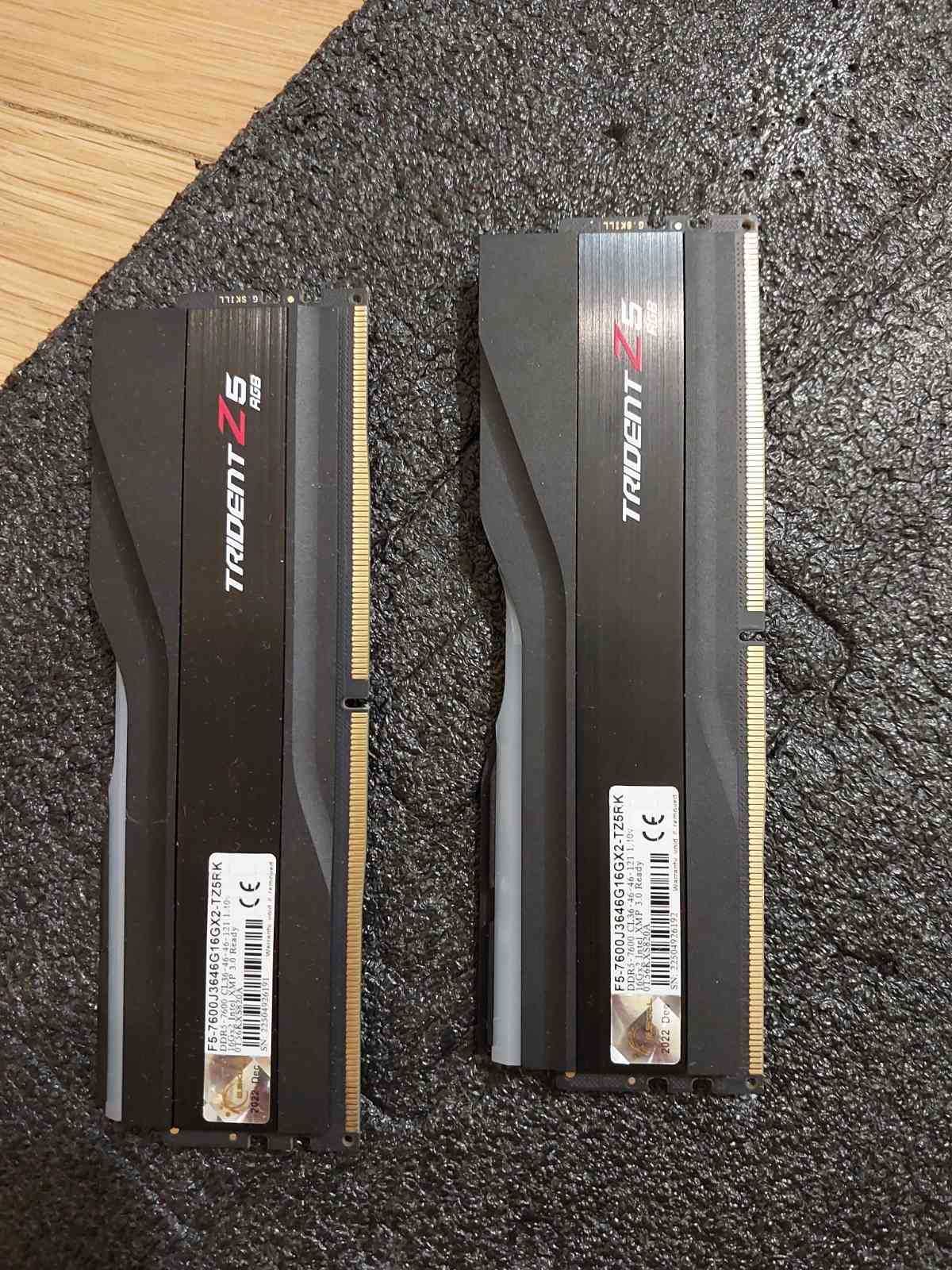 32GB 7600MHz, CL36 DDR5 Teamgroup T-Force RGB