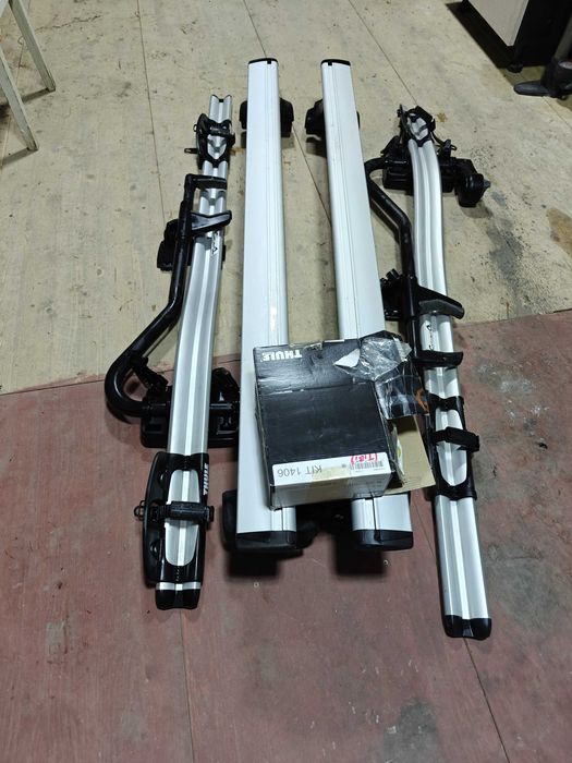 2xSuport auto Thule Proride 591 / Bare transversale / Kit 1406