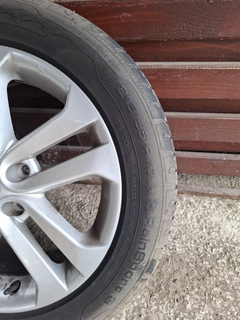 Jante Nissan juke cauciucuri 215 55 R17