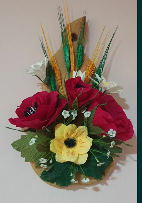 Tablouri goblen/Flori si aranjamente florale realizate din hârtie