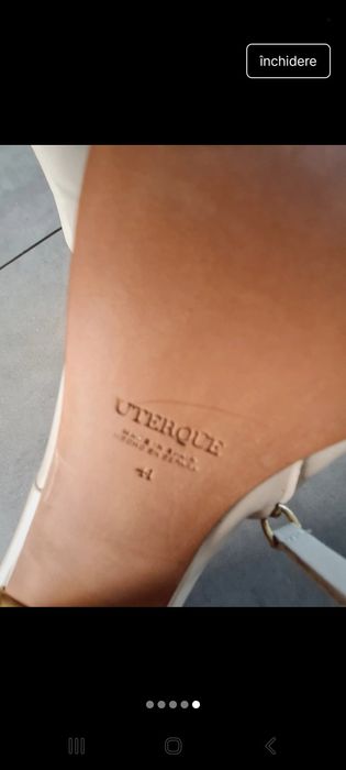 Botine superba piele Uterque