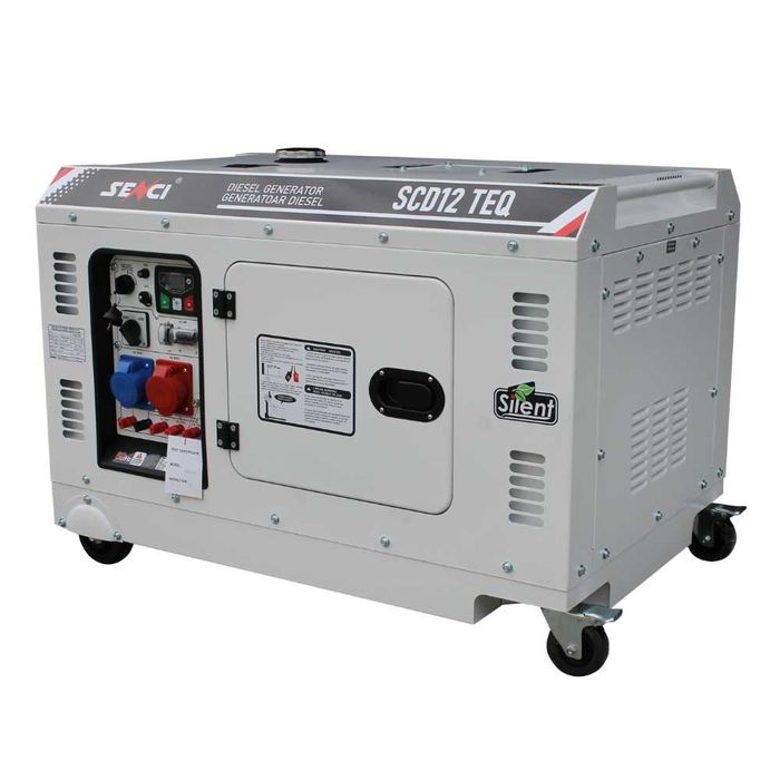 Generator de curent insonorizat SENCI SCD12 TEQ, 230/400V 10kW Diesel
