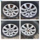 Set 4 Jante Aliaj 195 65 15 R15 5x112 Volkswagen Golf 7 2013 - 2017 [C9213]
