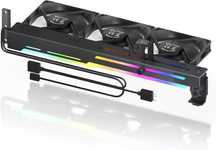 Cooler placa video GPU AsiaHorse GCC H2 LED ARGB 5V 3Pin,3 x 80 mm
