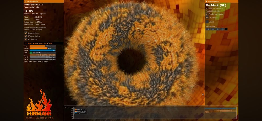 Plac video RTX 3070 gigabyte vision OC