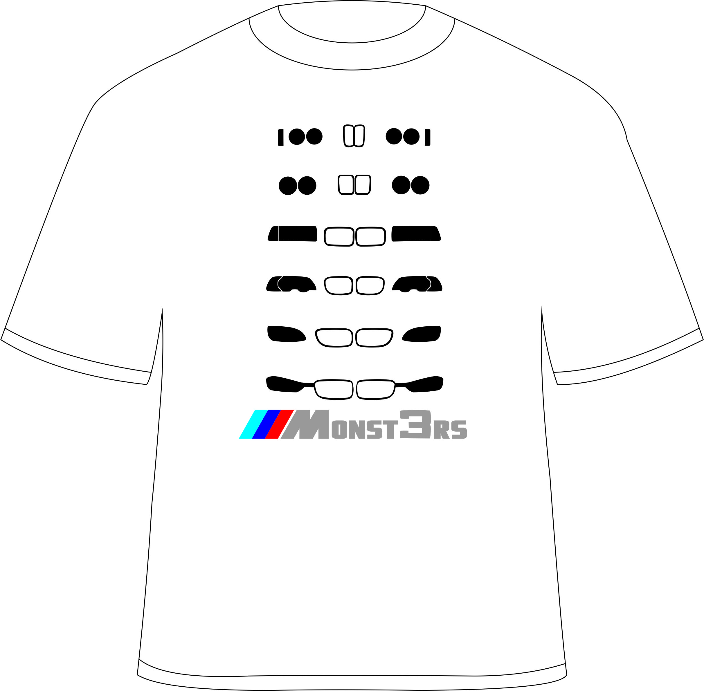 Tricou personalizat "Monst3rs"