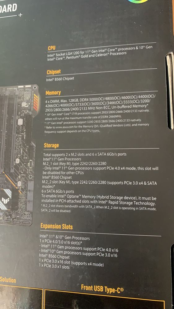 Не РАБОЧАЯ! Без возврата B560M-Plus