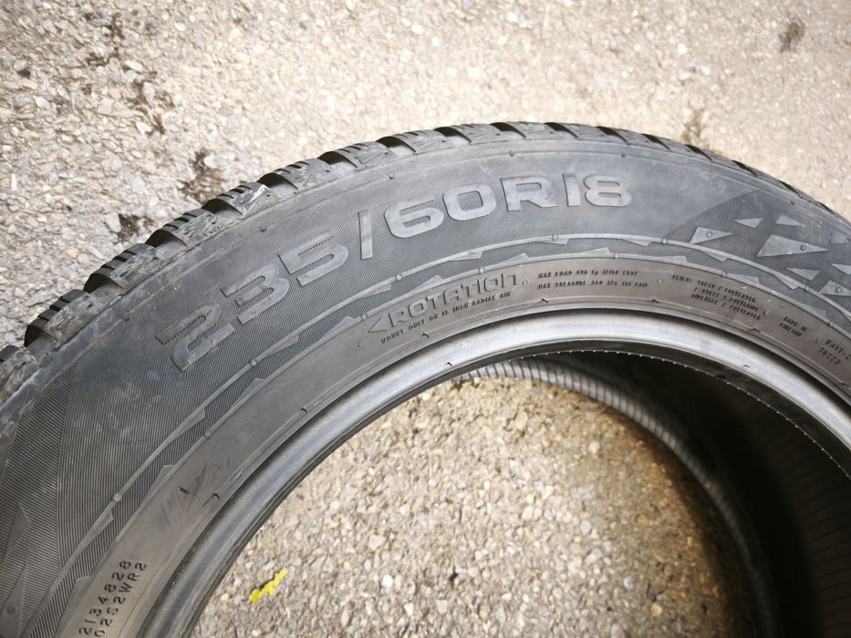 235/60/18" 4бр Nolian snowproof suv 2,dot1623,7-8mm