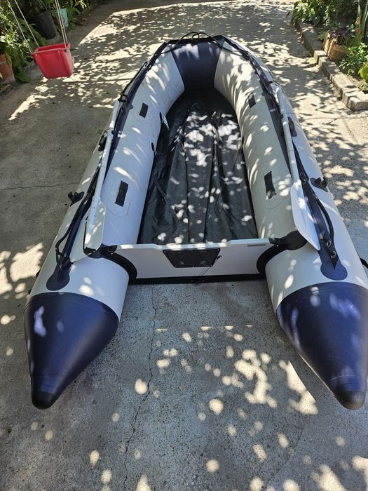 Barca cu motor evinrude