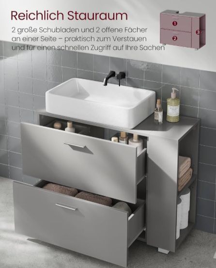 Шкаф за баня за мивка