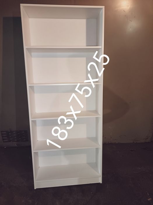 Стеллаж 183х75х25 шкаф книжный полка