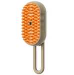 Perie cu Abur Pentru Animale de Companie, 3 in 1, Incarcare USB, Crem