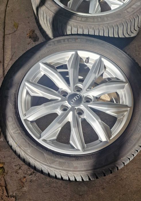 Jante Audi r17 + cauciucuri all season Kumho Solus 225/50 r17 98W dot
