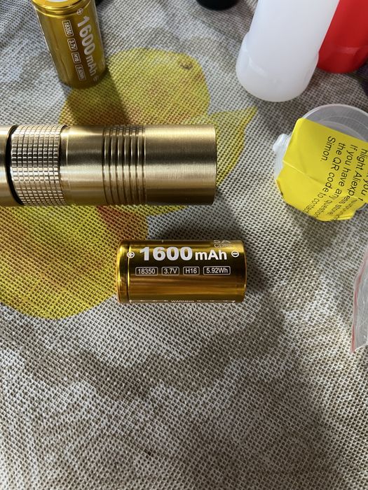Lanterna Convoy S2+ brass (alama) 18650 18350