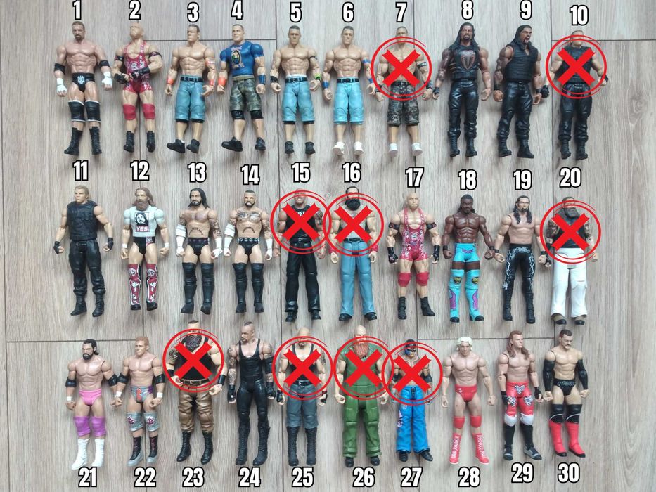 Екшън Фигурки WWE Кеч Pro-Wrestling Action Figures Ambrose Hogan Cena