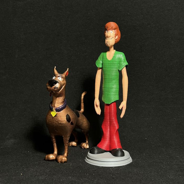 Figurina Shaggy si Scooby piese 3D
