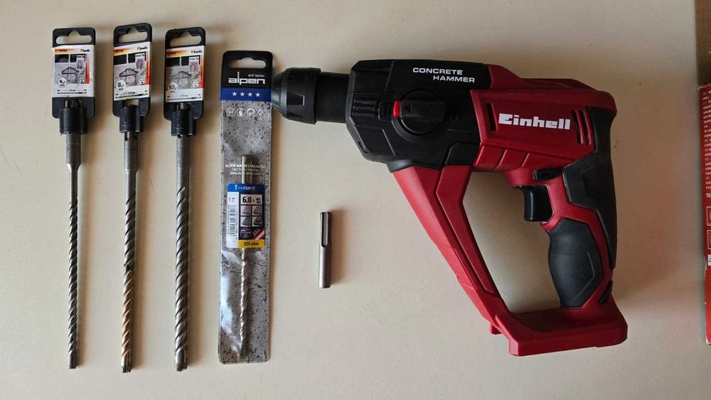 Ciocan rotopercutor Einhell PXC, TE-HD 18 Li, gama expert + accesorii