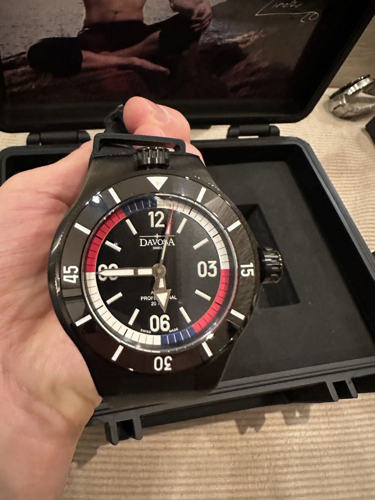 Davosa Apnea швейцарски мъжки часовник Автомат
