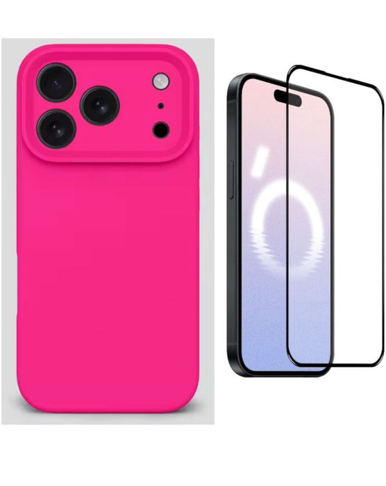 Iphone 17 AIR PRO MAX Husa Safe Color Magsafe + Folie Sticla Surface