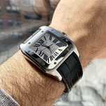Cartier Santos 100XL white dial