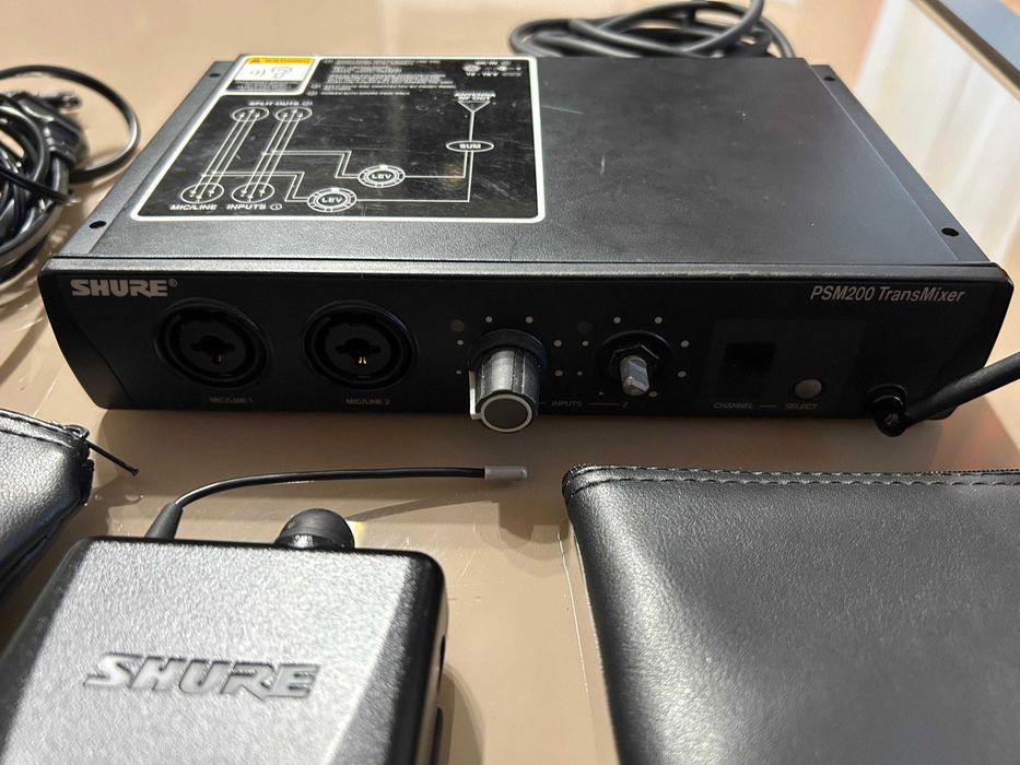 Shure PSM200 In Ear Monitor System, Transmitator + Receiver
