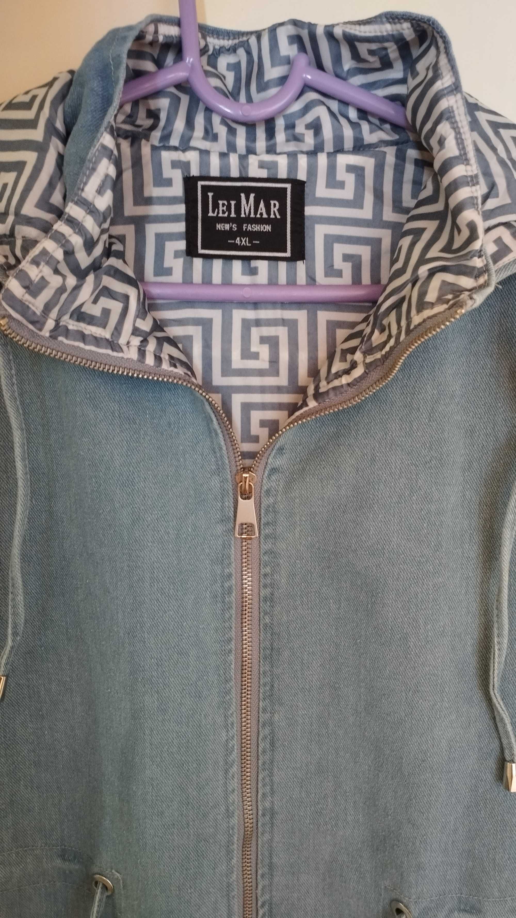 Дамско дънково яке, XL - 2 XL