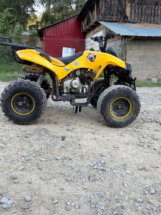 atv 125 cc 15cp cu carburator nou roti 8inch noi, 3+1