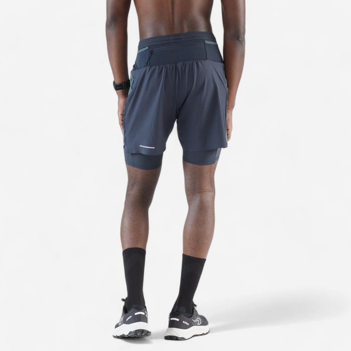 Șort 2în1 alergare montană - produs resigilat - (SecondHand) Decathlon