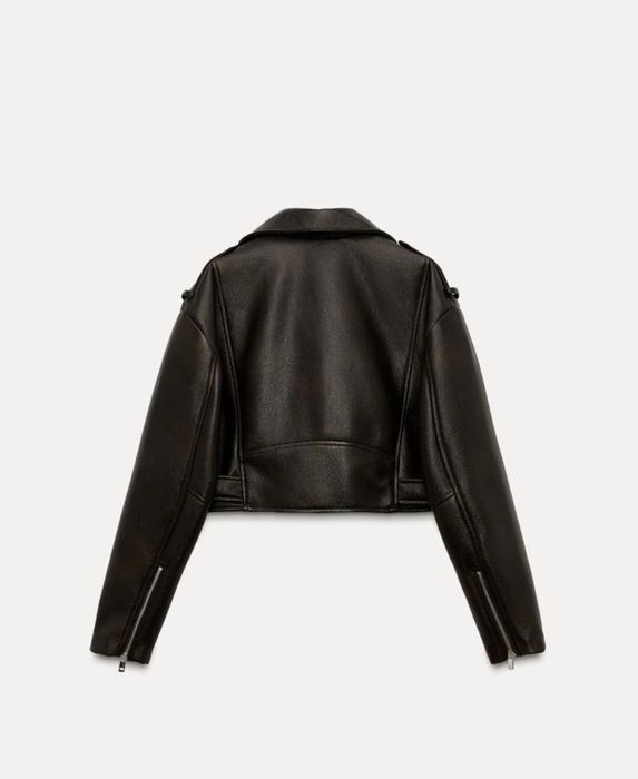 Кожено яке ZARA дамско