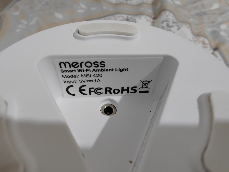 Lampă LED Smart Meross MSL420 – WiFi, RGB, compatibilă Alexa & HomeKit