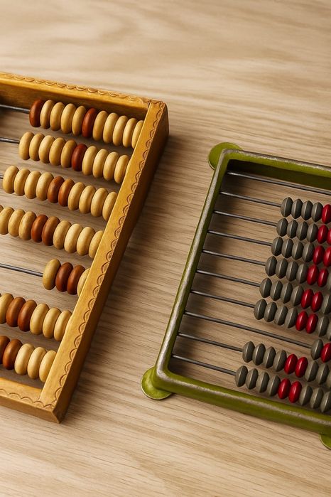 Раритетный комплект! Совесткие Счёты - ВЕЧНАЯ КЛАССИКА!