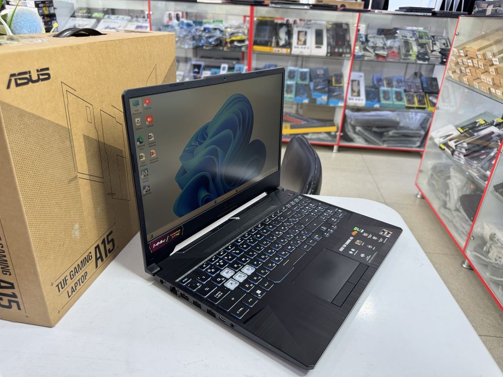 ASUS TUF GAMING A15 ryzen 7 7435HS DDR5 pashti yangi full karobka dok