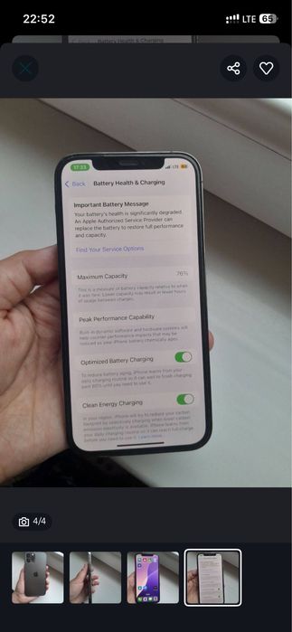 Iphone 12 pro 75 % ideal xolatda