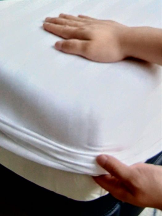 Lenjerii de pat hoteliere damasc cu elastic