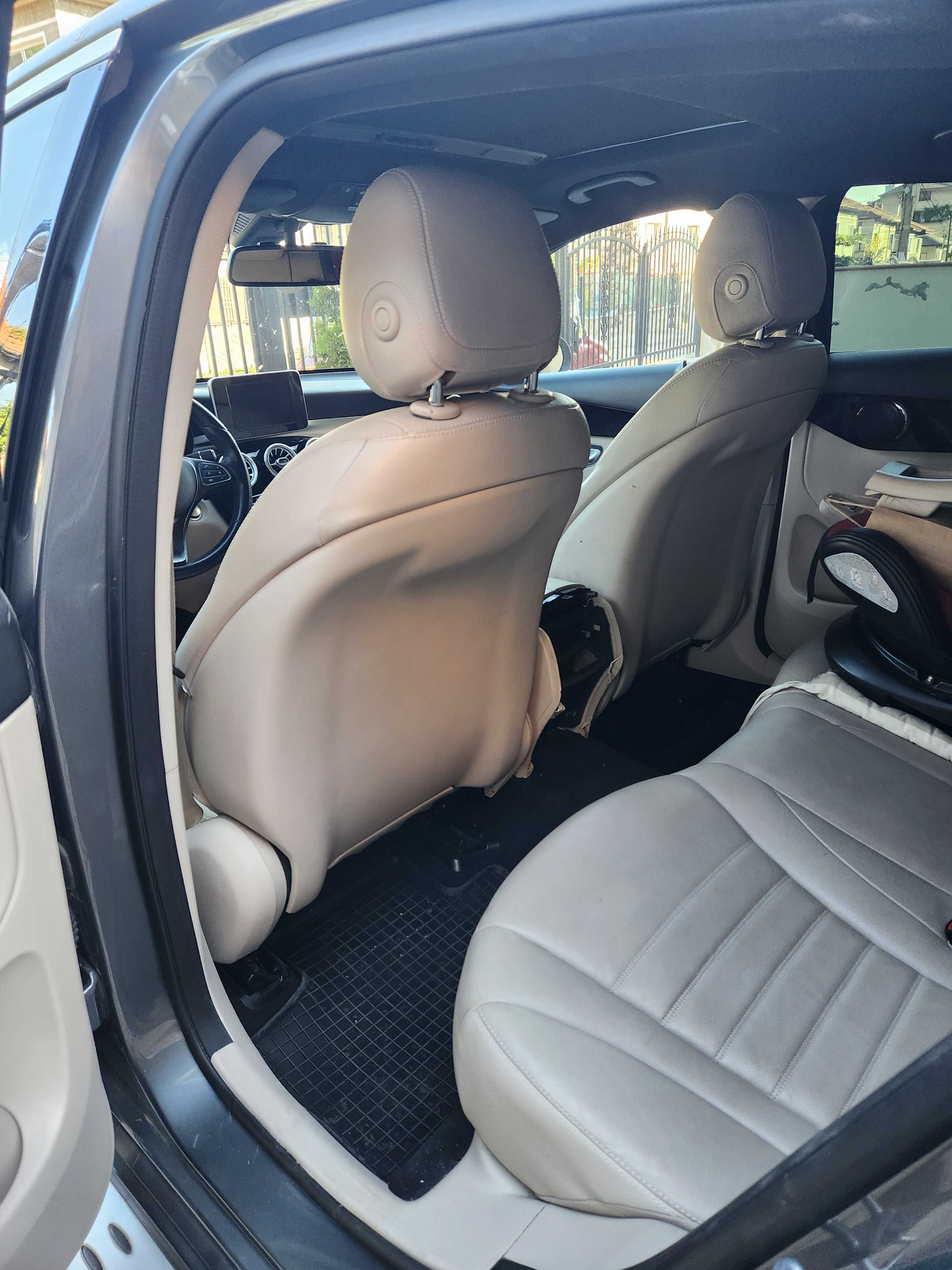 Mercedes GLC coupe кожен салон,седалки