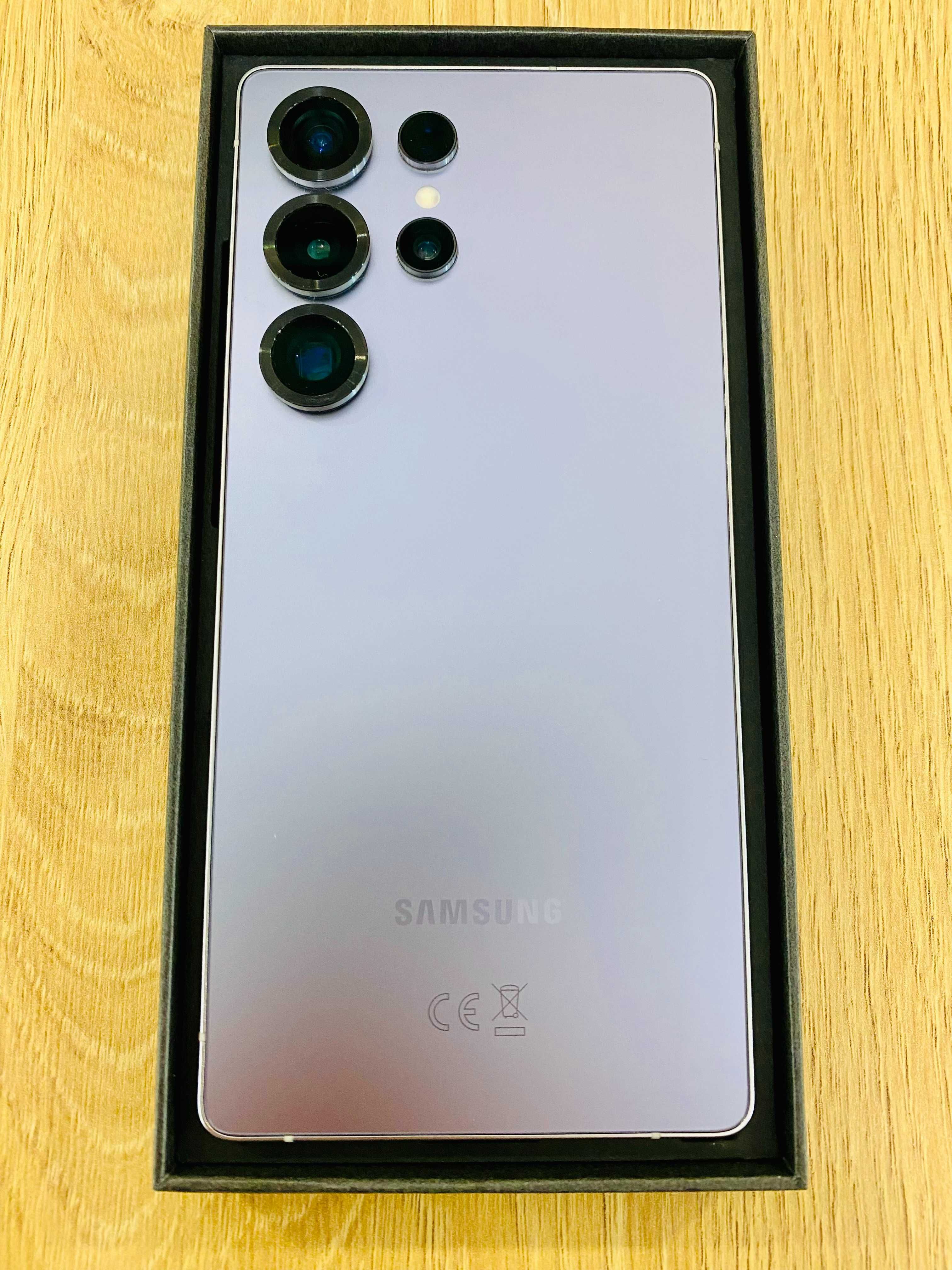 НОВ !!! Samsung S25 Ultra, 12GB RAM, 512GB, 5G, SilverBlue, Технополис