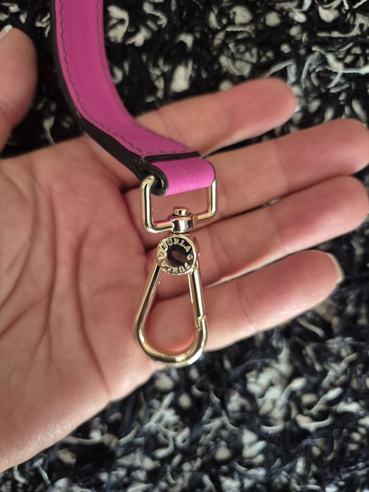 Furla кожена дръжка каишка за чанта